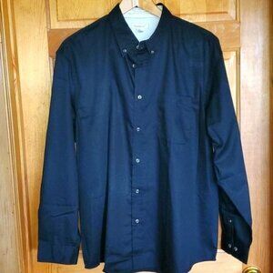 Featherlite Fine Stain Resistant Twill Dupont Teflon Button‎ Down Sz XL Shirt